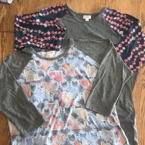 2 XL LulaRoe Randy Shirts